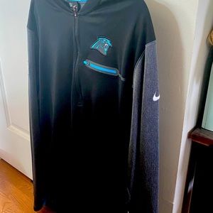 Nike Dri Fit OnField Carolina Panthers 1/4 Zip